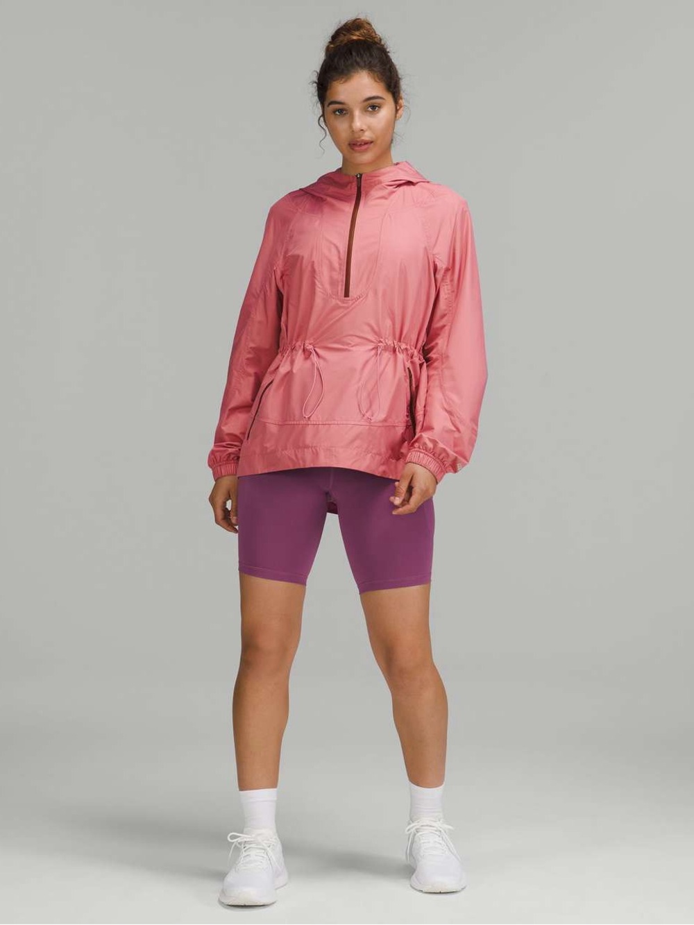 Lululemon cinch-waist half-zip running jacket size 6